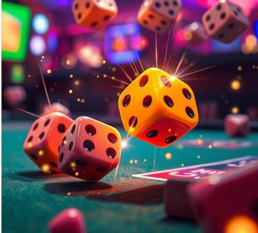 Ilustrasi taruhan olahraga dengan tampilan statistik live pertandingan